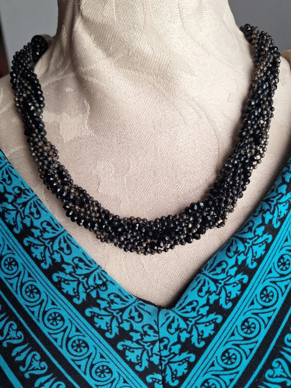 Beaded Necklace Joe Fresh Black